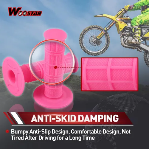 Miniatura 3 de WOOSTAR Empuñaduras de mango de acelerador estándar de 0.866 in de 7/8" YL-E033-131-143