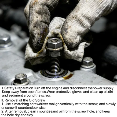 Miniatura 4 de 1/2-20 Double Self Tapping Oil Drain Plug Oversize Piggyback Stainless Steel Self Tapping Oil Pan Thread Repair Kit with O-Ring