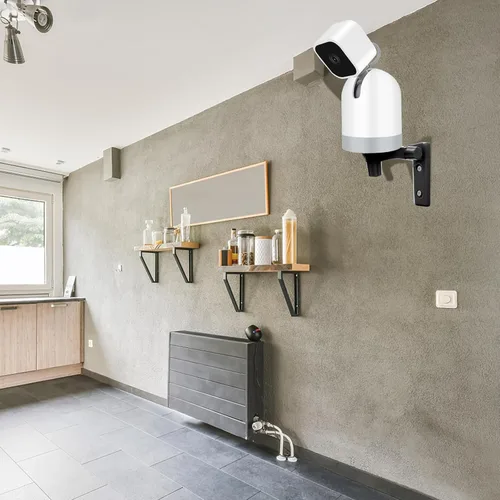 Miniatura 3 de Soporte de pared ajustable compatible con WYZE Cam Pan V3/V4/V2 Blink Mini cámara panorámica, rotación de ángulos de 180 grados para pared
