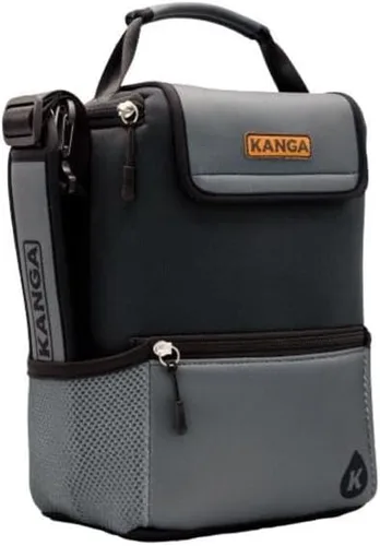 Miniatura 5 de Bolsa enfriadora aislada Kanga - Bolsa enfriadora suave - Enfriador de bebidas para 6 o 12 latas de cerveza y seltzer - Enfriador aislado a prueba