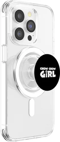 Miniatura 3 de Chow Chow Girl Funny Chow Chow Dog Lover PopSockets MagSafe PopGrip for iPhone