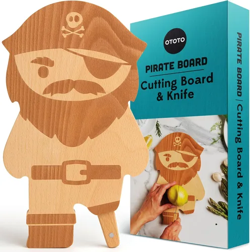 OTOTO Tablas de Cortar de Madera y Plástico Tablas de Cortar para Cocina, Utensilios de Cocina Divertidos y Espeluznantes, Regalos de Inauguración
