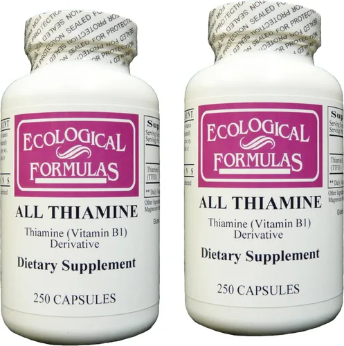 Miniatura 6 de Ecological Formulas Toda la tiamina vitamina B1 50 mg, 2 X 60 cápsulas