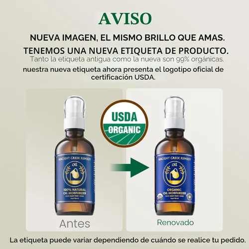 Miniatura 3 de Aceite corporal Ancient Greek Remedy - Aceite orgánico para después de la ducha para rostro y cuerpo hidratante para piel seca - Aceites