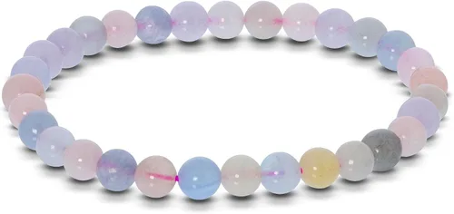 Miniatura 234 de Gem Avenue Handmade Round Bead Stretch Bracelet Unisex Natural Stone Beaded Jewelry for Men & Women, Elastic Wristband for Daily Wear
