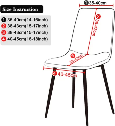 Miniatura 3 de Juego de 4/6/2 fundas elásticas de terciopelo para sillas de comedor, fundas de silla de comedor, estilo moderno, universal, sin brazos, protector
