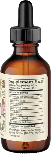 Miniatura 2 de Wise Woman Herbals Elixir agridulce, tónico amargo digestivo a base de hierbas, estimula el apetito y la digestión saludable, alivia la hinchazón