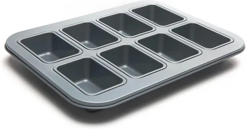 Miniatura 3 de Fox Run Molde acanalado para tartas, 12 cavidades, antiadherente preferido, 10.5 x 14 x 1 pulgadas