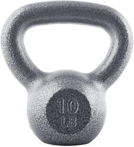 Miniatura 12 de WF Athletic Supply Hammerstone - Pesas rusas de hierro fundido pintadas, equipo de hogar y gimnasio, ideal para entrenamiento de fuerza, O. 80lb