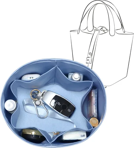 Miniatura 21 de Se adapta a Picotin 18 bolsas, inserto organizador de bolso de seda de alta calidad, suave al tacto y ligero, organizador de lujo con caja de regalo