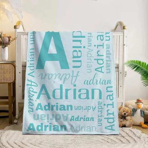Miniatura 4 de Manta de bebé personalizada, Manta de bebé personalizada con nombre, manta de bebé personalizada con nombre, manta de bebé personalizada para bebé