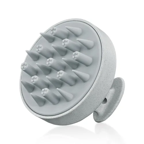 Miniatura 15 de HEETA - Masajeador de cuero cabelludo para el crecimiento del cabello, cepillo de champú, exfoliante para el cuero cabelludo con cerdas de silicona