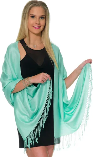 Miniatura 47 de Pashminas, chales y mantones para usar con vestidos de noche y en bodas, grandes y suaves