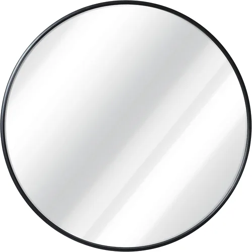 Miniatura 4 de HBCY Creations Espejo redondo negro de 24 pulgadas, espejo de pared para entrada, baño, sala de estar y más, espejo minimalista moderno para diseño