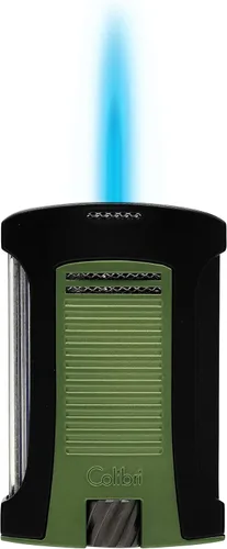 Miniatura 15 de Colibri Daytona - Encendedor de butano resistente al viento: llama ajustable, encendedor de puros recargable de un solo chorro, diseño ergonómico Oro