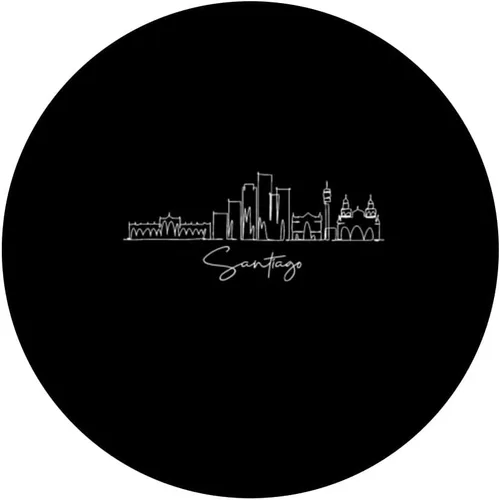 Miniatura 3 de city skyline Santiago Chile PopSockets PopGrip intercambiable
