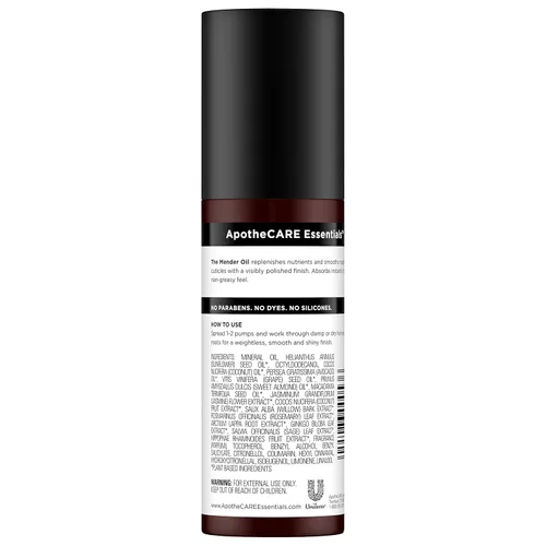Miniatura 2 de ApotheCARE Essentials The Mender Aceite reparador del cabello, leche de coco, jazmín blanco, vitamina E, 4 onzas