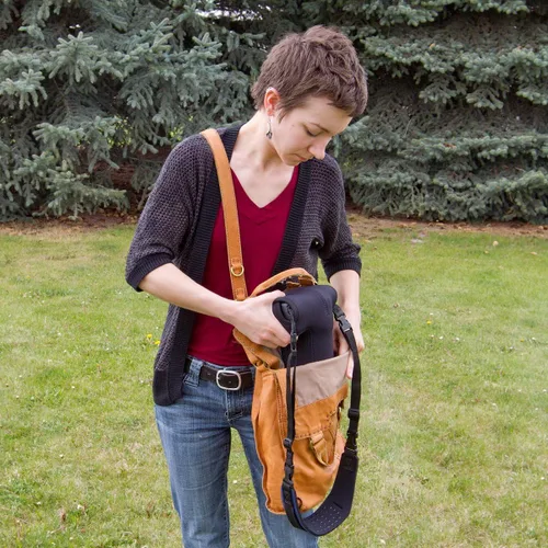 Miniatura 6 de OP/TECH USA Soft Pouch – Estuche compacto para cámara digital, bolsa ligera para accesorios, elegante funda de neopreno para DSLR, perfecta