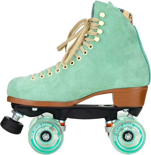 Miniatura 4 de Moxi Lolly Roller Skate - Patín de cuatro ruedas de moda para mujer Hilo verde azulado