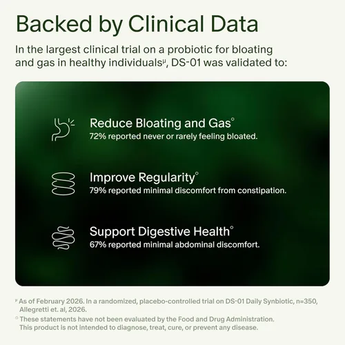 Miniatura 5 de Seed DS-01 Daily Synbiotic – Prebiótico y probiótico para mujeres y hombres – Salud digestiva, salud intestinal, apoyo inmunológico, hinchazón
