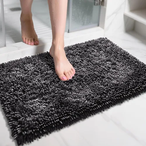 Miniatura 24 de Yimobra - Alfombra grande para baño antideslizante de 36x24 pulgadas, extra gruesa y suave, absorbente de felpilla, alfombras de baño lavables a