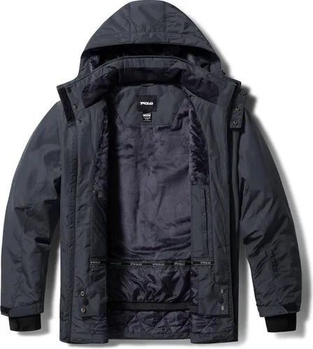 Miniatura 7 de TSLA Men's Winter Ski Jacket, Waterproof Warm Insulated Snow Coats, Cold Weather Windproof Snowboard Jacket with Hood