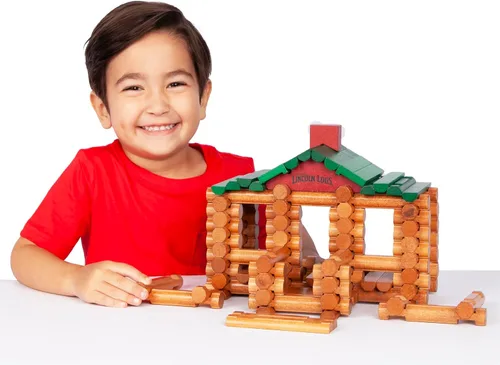 Miniatura 7 de Lincoln Logs Lata del 100 aniversario