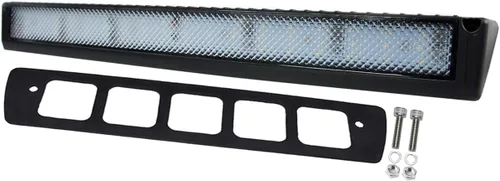 Miniatura 4 de Raycharm - Lámpara LED para porche exterior de RV de 22.4", 40° de ángulo descendente, haz de inundación de luz blanca fría de 6000K, 12V/24V DC