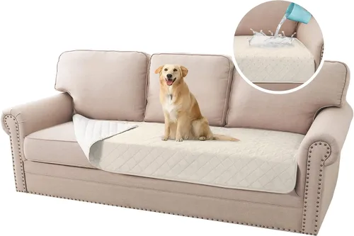 Miniatura 19 de H.VERSAILTEX Funda para Silla y Sofá 100% Impermeable, Protector de Muebles con Correas Elásticas para Mascotas, Niños, Niños, Perros, Gatos
