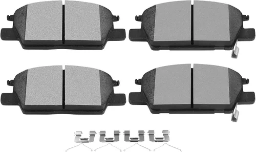 Miniatura 11 de SCITOO Juego de pastillas de freno semimetálicas delanteras D412 para Chevrolet Camaro 1988-1991, Chevrolet Corvette 1988-1996, Pontiac Firebird