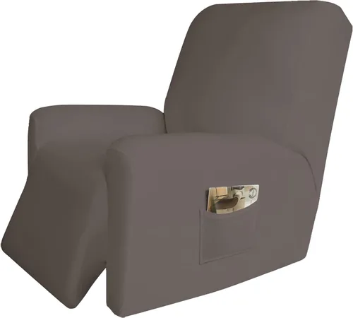 Miniatura 47 de Easy-Going - Funda elástica de microfibra para sofá reclinable seccional, suave vellón ajustable a tu sofá de 2 cuerpos, lavable, protege tus