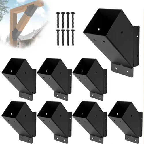 Miniatura 11 de Soportes de pérgola 4x4 (Una vía-4x4-8)