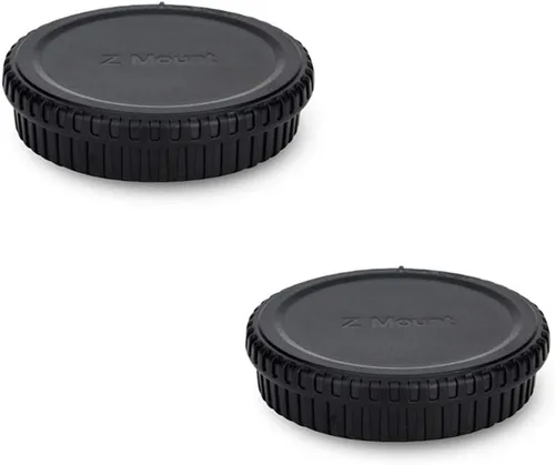 Paquete de 2 tapas de lente trasera Nikon Z Mount y tapa de carrocería de repuesto para LF-N1 y BF-N1, compatible con cámaras sin espejo Nikon ZR
