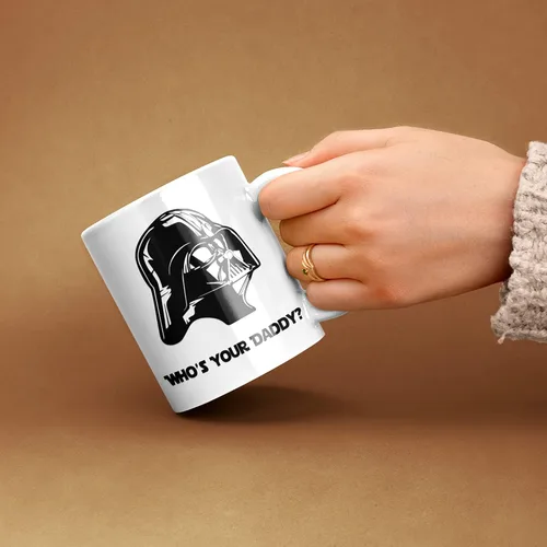 Miniatura 4 de Taza con texto en inglés «Who's Your Daddy», «Darth Cup, The Empire, StarWars», «I'm Your Daddy, Dad You Are My Father», regalo del día del padre