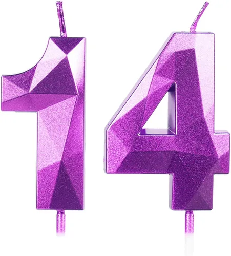 Miniatura 194 de Velas de cumpleaños número 15, velas número 15, velas de feliz cumpleaños de oro rosa para pastel, decoraciones de cobertura de pastel de diseño 3D