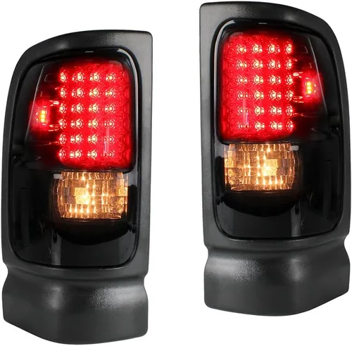 Miniatura 8 de Luces traseras LED para RAM 1500 1994-2001, luces traseras LED negras ahumadas para Dodge RAM 1500/2500 / 3500 1994 1995 1996 1997 1998 1999 2001