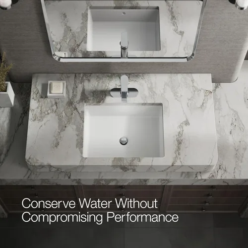 Miniatura 11 de Kohler 74021-4-CP Taut - Grifo de lavabo de baño con mango único, 1.2 gpm, cromo pulido