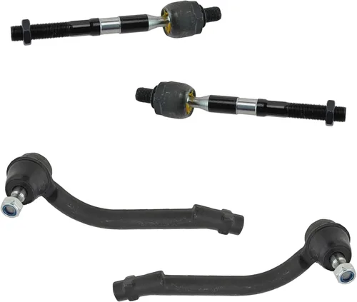 Miniatura 171 de TRQ Juego de barras de acoplamiento delanteras interiores y exteriores de 4 piezas compatible con Jeep Cherokee 1991-2001 y Comanche 91-92