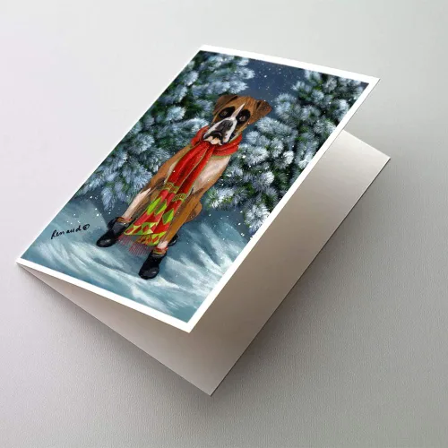Miniatura 180 de Caroline's Treasures PPP3013GCA7P - Tarjetas de felicitación y sobres para mascotas de Basset Hound Teacher, paquete de 8 tarjetas en blanco