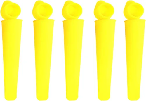 Miniatura 11 de SEIWEI Molde de silicona para paletas de helado, 5 piezas, bolsa de paletas para helados, fabricante de moldes para paletas de hielo con tapa