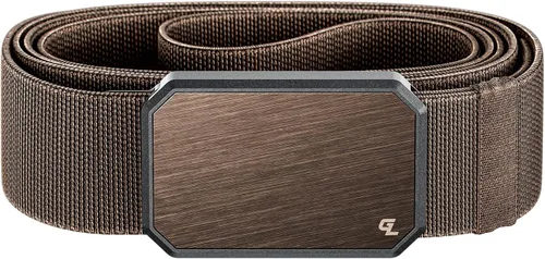 Miniatura 18 de Groove Life - Cinturón de nailon elástico para hombre con hebilla magnética de aluminio
