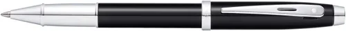 Miniatura 6 de Sheaffer 100 Bolígrafo de laca negra brillante con ribete cromado pulido
