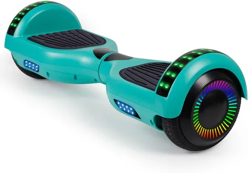 Miniatura 14 de FLYING-ANT Patinete autoequilibrante de 16.51 cm con altavoz y luces LED rojas Negro