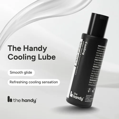 Miniatura 2 de The Handy Cooling Lube Water-Based Personal Lubricant Tingling 2 fl oz Fresh tingle on contact, smooth glide, non-sticky and rinses clean, and