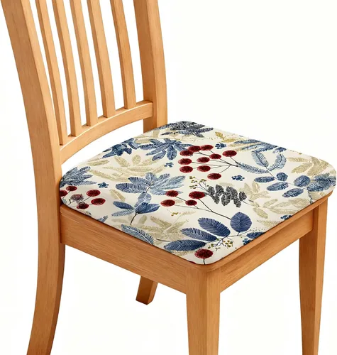 Miniatura 19 de Fundas de asiento para silla, paquete de 4 fundas impermeables elásticas para silla de comedor con lazos elásticos, extraíbles y lavables, Rosa