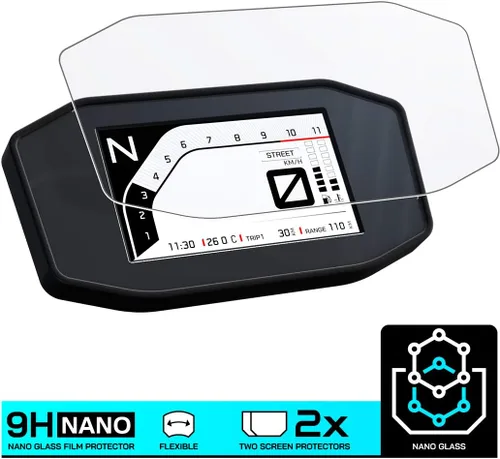 Miniatura 2 de Speedo Angels NANO GLASS - Protector de pantalla para salpicadero compatible con 890 DUKE R (2020+) x 2