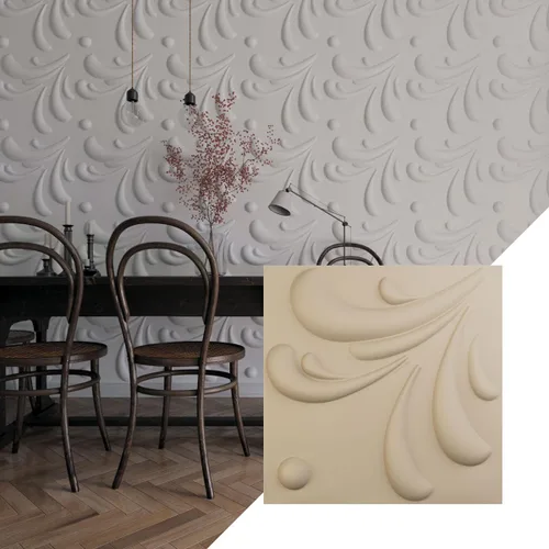 Miniatura 33 de Ekena Millwork WP20X20ACWH 19 5/8 pulgadas de ancho x 19 5/8 pulgadas de alto Acacia EnduraWall Decorativo 3D Panel de Pared Cubre 2.67 pies