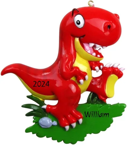 Miniatura 6 de Adorno personalizado para niños Brontosaurio, dinosaurio, morado, árbol de Navidad, decoración personalizada para niños y niñas, Ornament Station