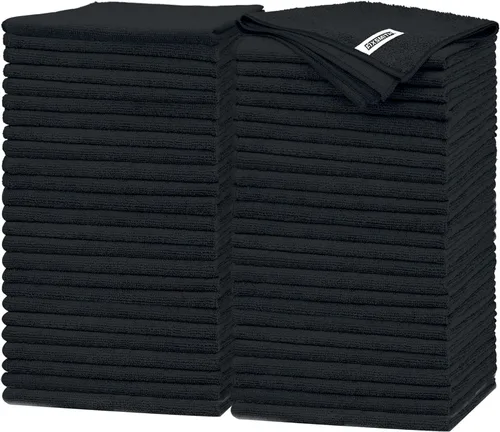 Miniatura 14 de FIXSMITH Paño de limpieza de microfibra, paquete de 12, toallas multifuncionales, tamaño: 12 x 16 pulgadas, trapos altamente absorbentes, sin 3