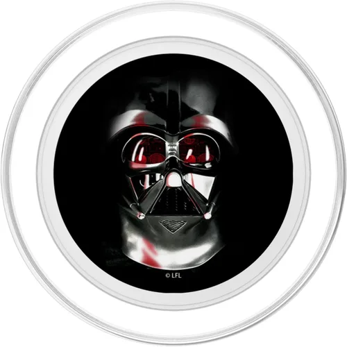 Miniatura 2 de Star Wars Máscara de Darth Vader Reflejo en sus ojos PopSockets MagSafe PopGrip para iPhone
